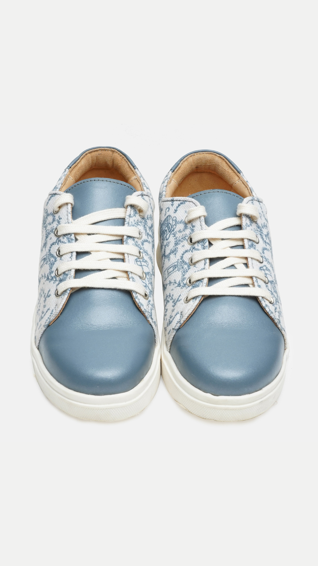 LDN Sneaker Shoe - Cream & Grey