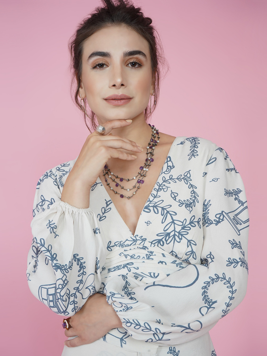 LDN Cropped Top London icon print